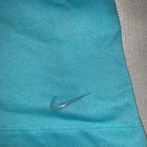 NIKE Dri-Fit Racerback Tank Top - Aqua - Picture 3 of 6